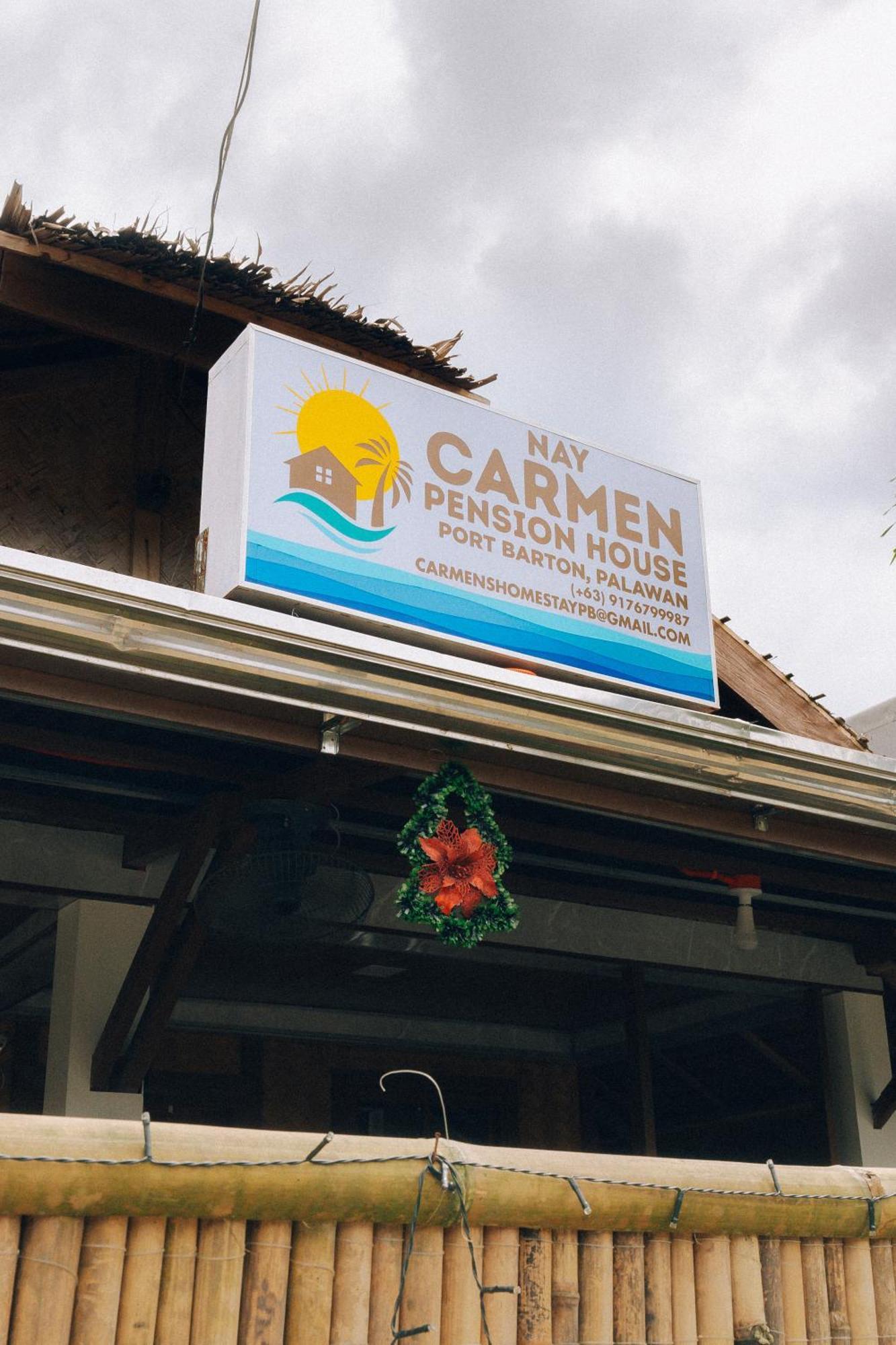Nay Carmen Pension House Port Barton Itaytay Экстерьер фото